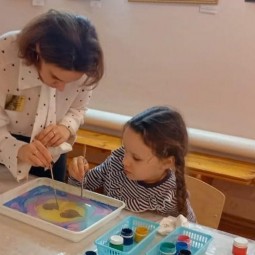 Рисуем в технике Эбру