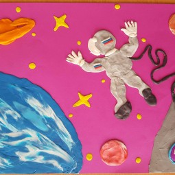 Мастер-класс «День космонавтики»