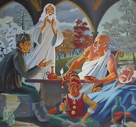 Виртуальная выставка живописи «Миры Владимира Краснопевцева»