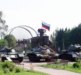 Уличная экспозиция Военно-патриотического музея Московской области