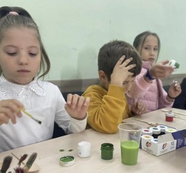 Мастер-класс для детей по изо «Лес»