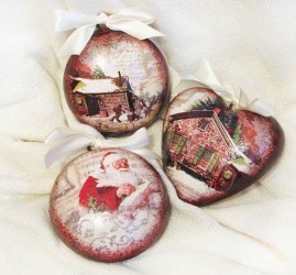 мастер-класс по созданию изделий в технике декупаж «Новогодняя игрушка»