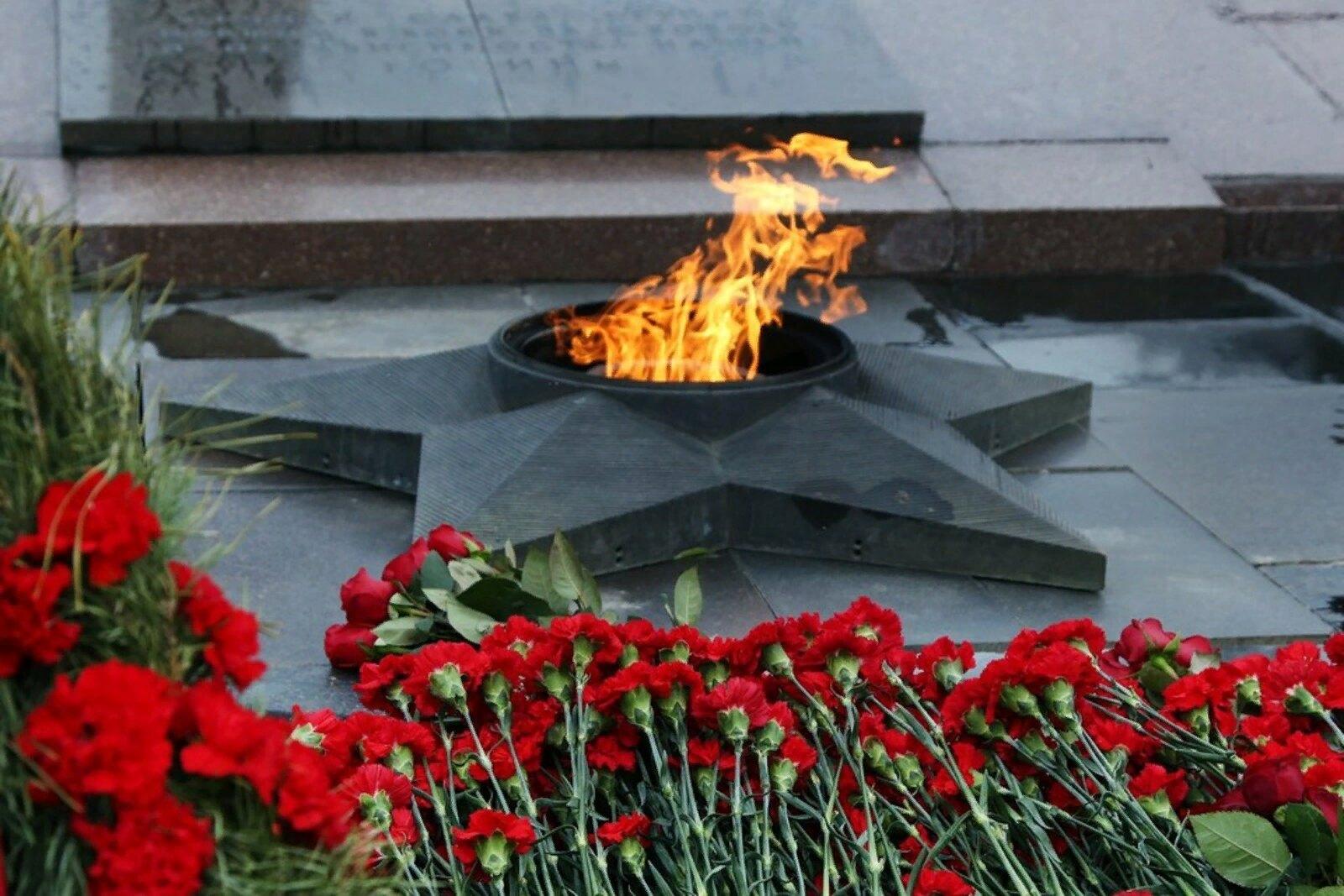 5 июня день памяти. Обелиск солдат памяти Великой Отечественной войны. Гвоздики у вечного огня. Цветы у вечного огня.