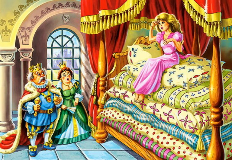 Онлайн-чтение сказки The Princess and the Pea фотографии.