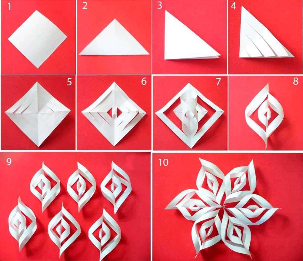 Как сделать снежинку из бумаги - 12 легких и красивых идей на Новый год (фото)