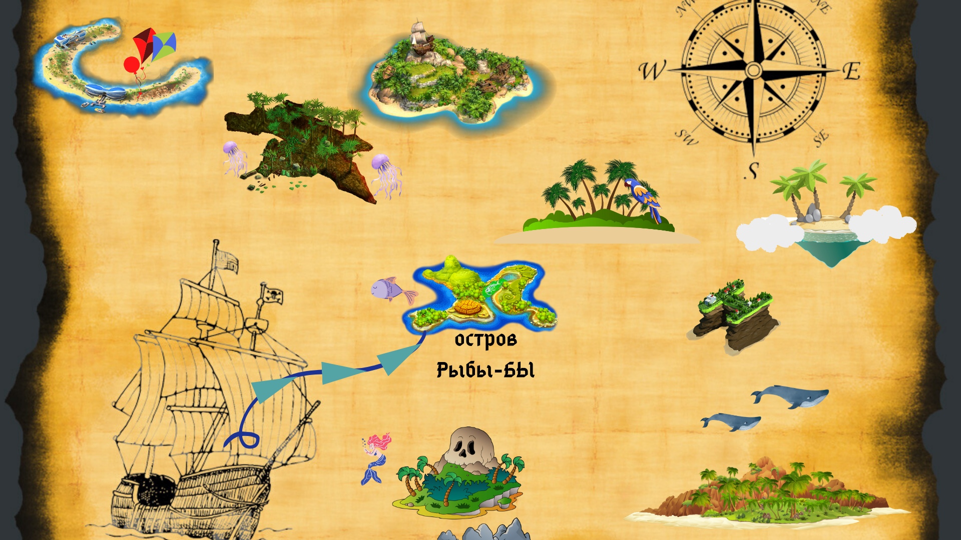 Картинка карты путешествие. Карта для игры путешествия. Карта путешествия для детей. Карта путешествия по островам для детей. Морская карта для детей.